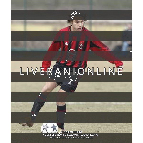 SETTIMO MILANESE 16/02/2005 MILAN-INTER COPPA ITALIA PRIMAVERA NELLA FOTO: PIAZZA FEDERICO FOTO BARATTINI ALEXANDRO/AG. ALDO LIVERANI