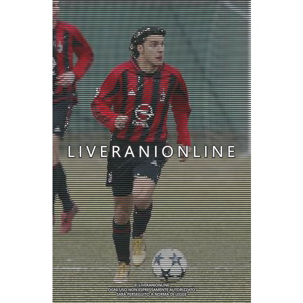 SETTIMO MILANESE 16/02/2005 MILAN-INTER COPPA ITALIA PRIMAVERA NELLA FOTO: PIAZZA FEDERICO FOTO BARATTINI ALEXANDRO/AG. ALDO LIVERANI