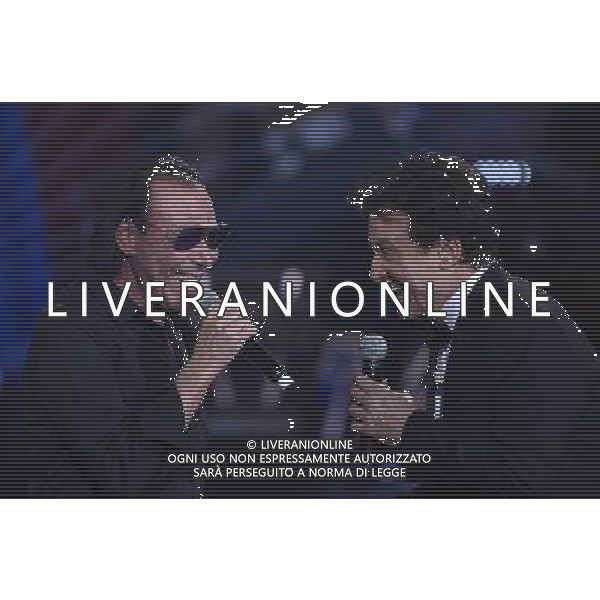 Trasmissione TV \' Sogno e son desto 3 \' Roma - 16.01.2016 - Studi Rai De Paolis - nella foto: Antonello Venditti e Massimo Ranieri / Ph. Corradetti - Ag. Aldo Liverani sas Â©Corradetti / AGENZIA ALDO LIVERANI SAS