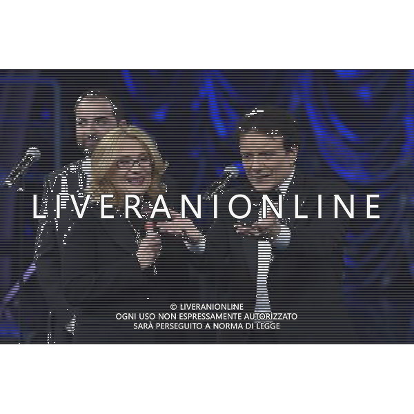 Trasmissione TV \' Sogno e son desto 3 \' Roma - 16.01.2016 - Studi Rai De Paolis - nella foto: Nicoletta Mantovani Pavarotti e Massimo Ranieri / Ph. Corradetti - Ag. Aldo Liverani sas ©Corradetti / AGENZIA ALDO LIVERANI SAS