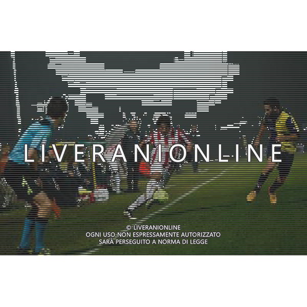 Campionato Lega Pro, Girone B, 17» giornata, SANTARCANGELO vs MACERATESE del 09/01/2016, nella foto: IMPARATO, RECUPERA IL PALLONE SULLA FASCIA, ©CLAUDIO ZAMAGNI/AGENZIA ALDO LIVERANI S.A.S.