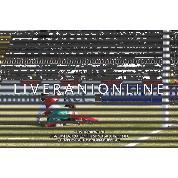 Campionato Lega Pro, Girone B, 18Âª giornata, RIMINI vs TUTTOCUOIO del 17/01/2016, nella foto: BIFULCO E ALFREDO ED ESPOSITO RAFFAELE, IN AREA, Â©CLAUDIO ZAMAGNI/AGENZIA ALDO LIVERANI S.A.S.