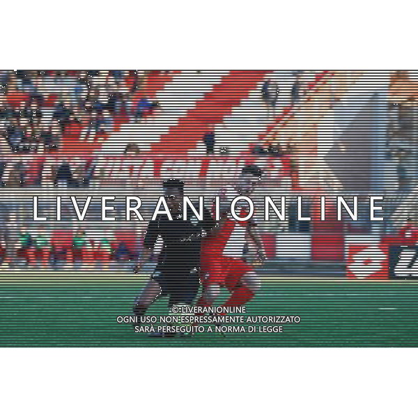 Campionato Lega Pro, Girone B, 18Âª giornata, RIMINI vs TUTTOCUOIO del 17/01/2016, nella foto: UN DUELLO PER LA PALLA, Â©CLAUDIO ZAMAGNI/AGENZIA ALDO LIVERANI S.A.S.