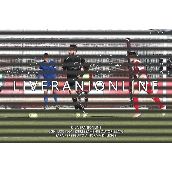 Campionato Lega Pro, Girone B, 18Âª giornata, RIMINI vs TUTTOCUOIO del 17/01/2016, nella foto: PALUMBO COSMO, STUDIA LA SITUAZIONE, Â©CLAUDIO ZAMAGNI/AGENZIA ALDO LIVERANI S.A.S.
