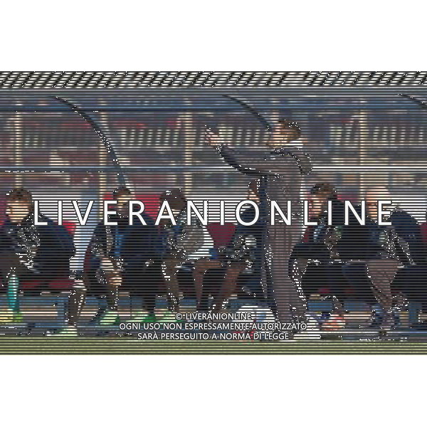 Campionato Lega Pro, Girone B, 18Âª giornata, RIMINI vs TUTTOCUOIO del 17/01/2016, nella foto: CRISTIANO LUCARELLI, APPLAUDE CON ISTERIA, Â©CLAUDIO ZAMAGNI/AGENZIA ALDO LIVERANI S.A.S.