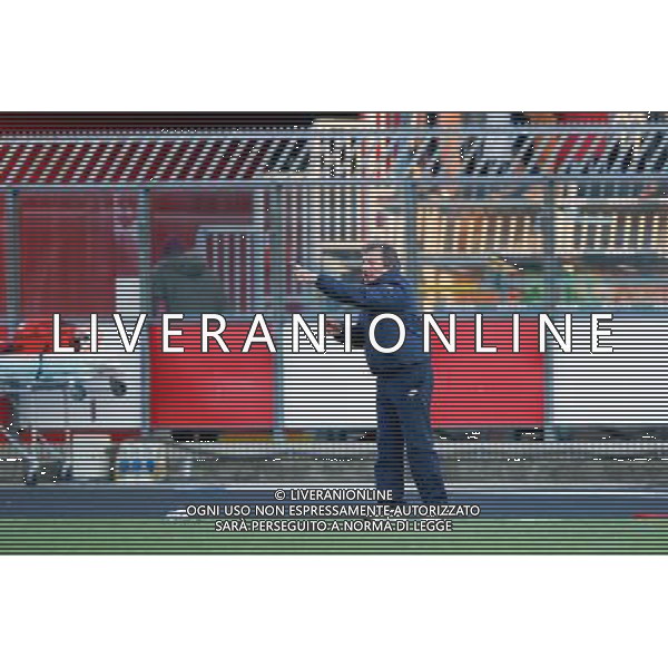 Campionato Lega Pro, Girone B, 18Âª giornata, RIMINI vs TUTTOCUOIO del 17/01/2016, nella foto:L\'ALLENATORE LEONARDOACORI, URLA, Â©CLAUDIO ZAMAGNI/AGENZIA ALDO LIVERANI S.A.S.