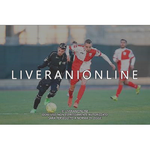 Campionato Lega Pro, Girone B, 18Âª giornata, RIMINI vs TUTTOCUOIO del 17/01/2016, nella foto: MASAIA E VARRUTI, IN AZIONE, Â©CLAUDIO ZAMAGNI/AGENZIA ALDO LIVERANI S.A.S.
