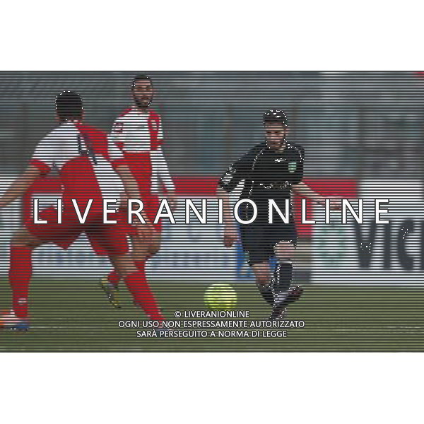 Campionato Lega Pro, Girone B, 18Âª giornata, RIMINI vs TUTTOCUOIO del 17/01/2016, nella foto: MURONI MATTIA,EFFETUA UN PASSAGGIO, Â©CLAUDIO ZAMAGNI/AGENZIA ALDO LIVERANI S.A.S.