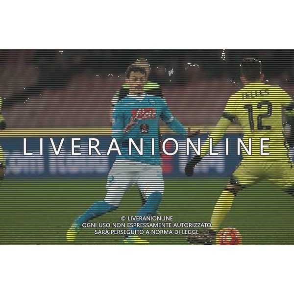 NAPOLI - INTER COPPA ITALIA TIM CUP 19 GENNAIO 2016 NELLA FOTO MANOLO GABBIADINI ©MOSCA/ AGENZIA ALDO LIVERANI SAS