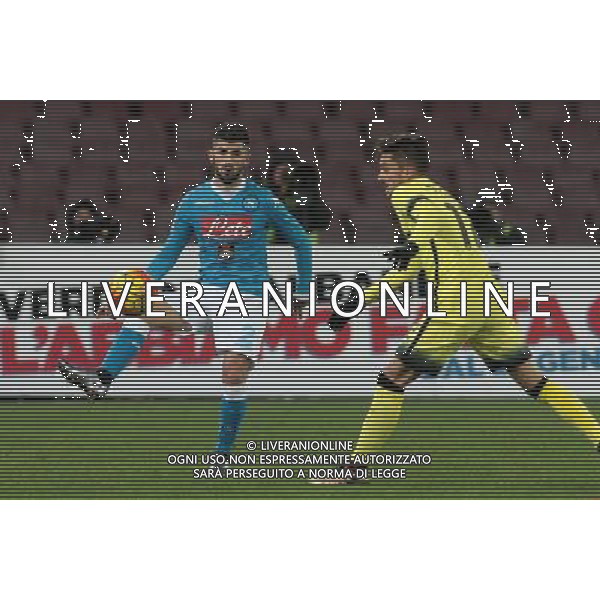 NAPOLI - INTER COPPA ITALIA TIM CUP 19 GENNAIO 2016 NELLA FOTO HYSAJ, TELLES ©MOSCA/ AGENZIA ALDO LIVERANI SAS