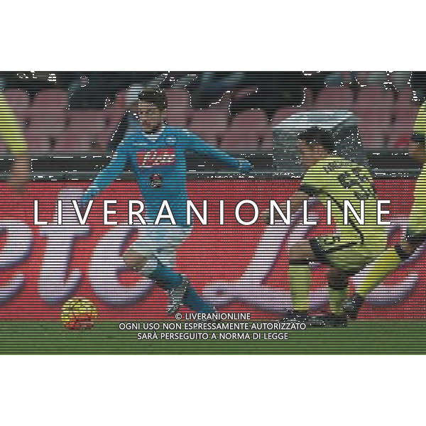 NAPOLI - INTER COPPA ITALIA TIM CUP 19 GENNAIO 2016 NELLA FOTO MERTENS, NAGATOMO ©MOSCA/ AGENZIA ALDO LIVERANI SAS