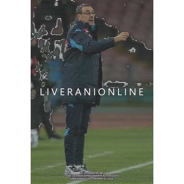 NAPOLI - INTER COPPA ITALIA TIM CUP 19 GENNAIO 2016 NELLA FOTO MAURIZIO SARRI ©MOSCA/ AGENZIA ALDO LIVERANI SAS