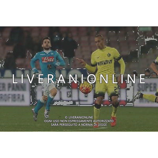 NAPOLI - INTER COPPA ITALIA TIM CUP 19 GENNAIO 2016 NELLA FOTO MIRANDA, MERTENS ©MOSCA/ AGENZIA ALDO LIVERANI SAS