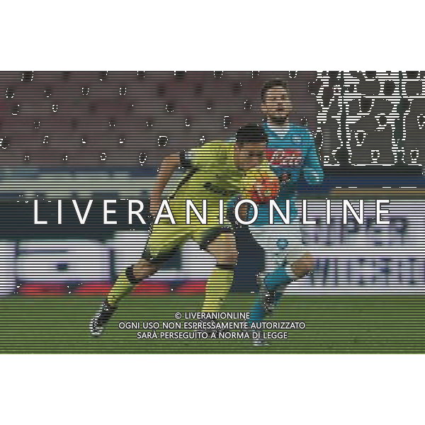 NAPOLI - INTER COPPA ITALIA TIM CUP 19 GENNAIO 2016 NELLA FOTO NAGATOMO, MERTENS ©MOSCA/ AGENZIA ALDO LIVERANI SAS