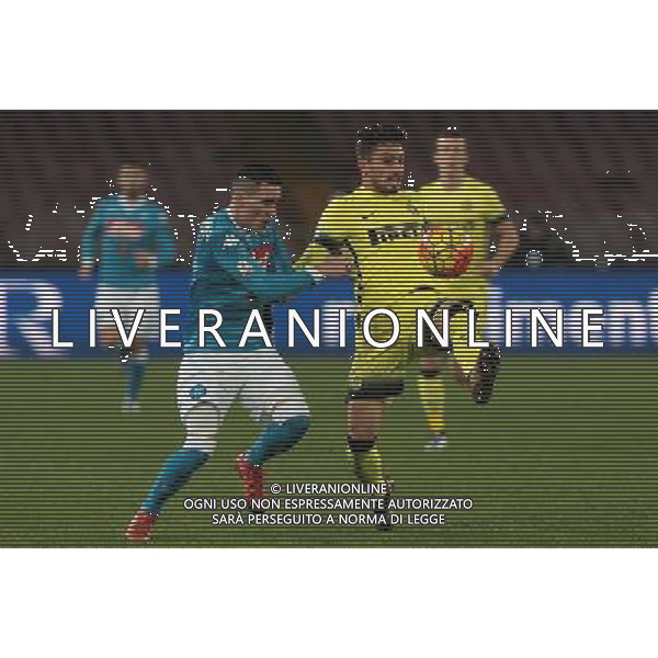 NAPOLI - INTER COPPA ITALIA TIM CUP 19 GENNAIO 2016 NELLA FOTO CALLEJON, TELLES ©MOSCA/ AGENZIA ALDO LIVERANI SAS