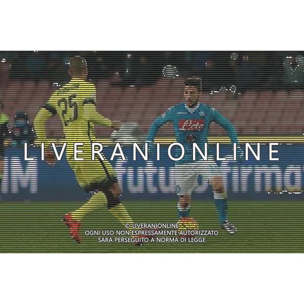 NAPOLI - INTER COPPA ITALIA TIM CUP 19 GENNAIO 2016 NELLA FOTO MERTENS, MIRANDA ©MOSCA/ AGENZIA ALDO LIVERANI SAS