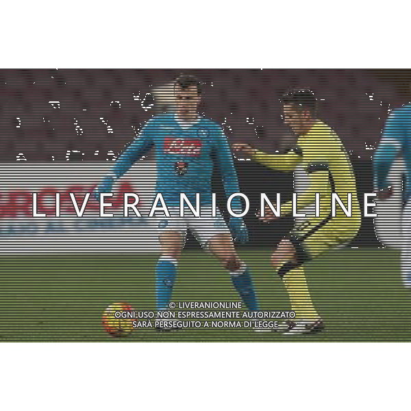 NAPOLI - INTER COPPA ITALIA TIM CUP 19 GENNAIO 2016 NELLA FOTO CHIRICHES, JOVETIC ©MOSCA/ AGENZIA ALDO LIVERANI SAS