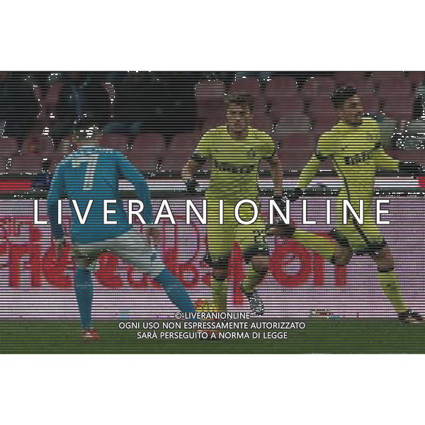 NAPOLI - INTER COPPA ITALIA TIM CUP 19 GENNAIO 2016 NELLA FOTO LJAJIC ©MOSCA/ AGENZIA ALDO LIVERANI SAS