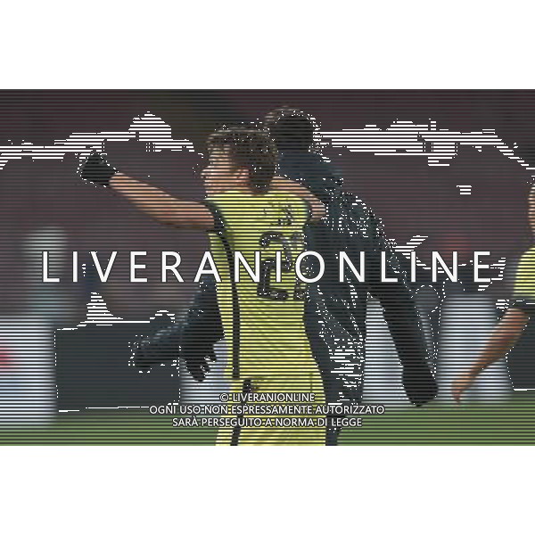 NAPOLI INTER COPPA ITALIA 19-01-2016 NELLA FOTO: ESULTANZA LJAJIC FOTO MOSCA-AG.LIVERANI