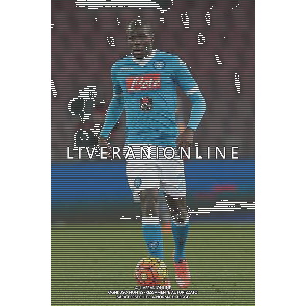 NAPOLI - INTER COPPA ITALIA TIM CUP 19 GENNAIO 2016 NELLA FOTO KALIDOU KOULIBALY ©MOSCA/ AGENZIA ALDO LIVERANI SAS