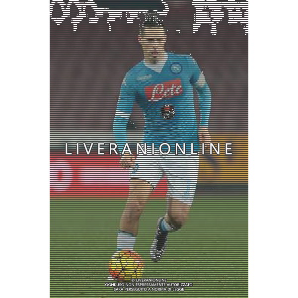 NAPOLI - INTER COPPA ITALIA TIM CUP 19 GENNAIO 2016 NELLA FOTO MAREK HAMSIK ©MOSCA/ AGENZIA ALDO LIVERANI SAS