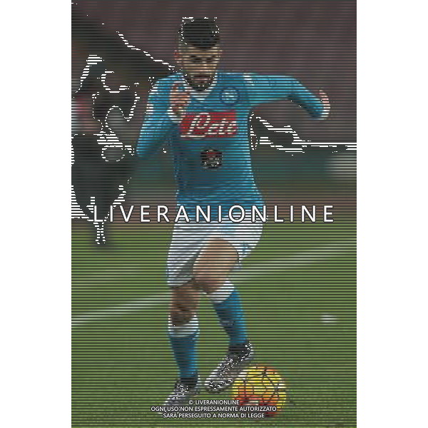 NAPOLI - INTER COPPA ITALIA TIM CUP 19 GENNAIO 2016 NELLA FOTO ELSEID HYSAJ ©MOSCA/ AGENZIA ALDO LIVERANI SAS