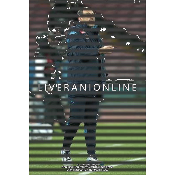 NAPOLI - INTER COPPA ITALIA TIM CUP 19 GENNAIO 2016 NELLA FOTO MAURIZIO SARRI ©MOSCA/ AGENZIA ALDO LIVERANI SAS
