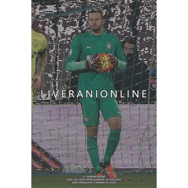 NAPOLI - INTER COPPA ITALIA TIM CUP 19 GENNAIO 2016 NELLA FOTO SAMIR HANDANOVIC ©MOSCA/ AGENZIA ALDO LIVERANI SAS