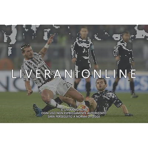 TIM CUP 2015-2016 Quarti di finale - Roma - 20.01.2016 - Stadio Olimpico - SS Lazio vs Juventus - nella foto: Stefano Sturaro e Senad Lulic / Ph.Corradetti - AG. Aldo Liverani Sas