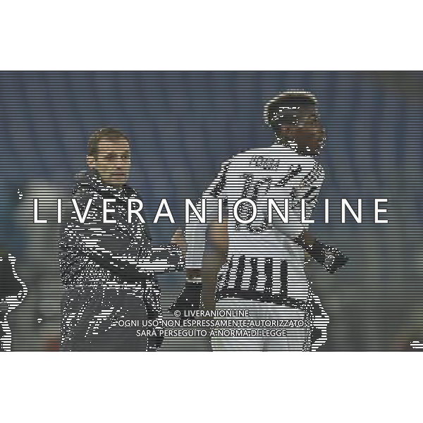 TIM CUP 2015-2016 Quarti di finale - Roma - 20.01.2016 - Stadio Olimpico - SS Lazio vs Juventus - nella foto: Massimiliano Allegri e Paul Pogba / Ph.Corradetti - AG. Aldo Liverani Sas / AGENZIA ALDO LIVERANI SAS
