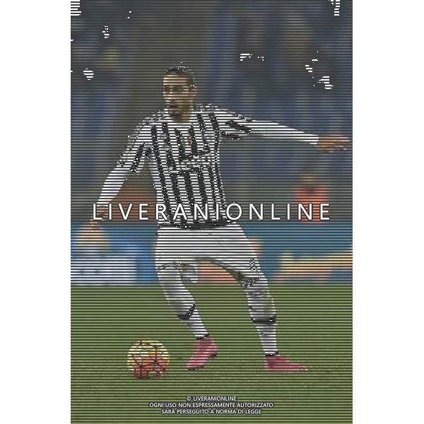 TIM CUP 2015-2016 Quarti di finale - Roma - 20.01.2016 - Stadio Olimpico - SS Lazio vs Juventus - nella foto: Martin Caceres / Ph.Corradetti - AG. Aldo Liverani Sas / AGENZIA ALDO LIVERANI SAS