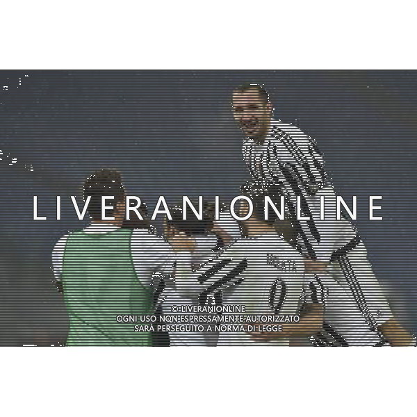 TIM CUP 2015-2016 Quarti di finale - Roma - 20.01.2016 - Stadio Olimpico - SS Lazio vs Juventus - nella foto: Esultanza giocatori Juventus / Ph.Corradetti - AG. Aldo Liverani Sas / AGENZIA ALDO LIVERANI SAS
