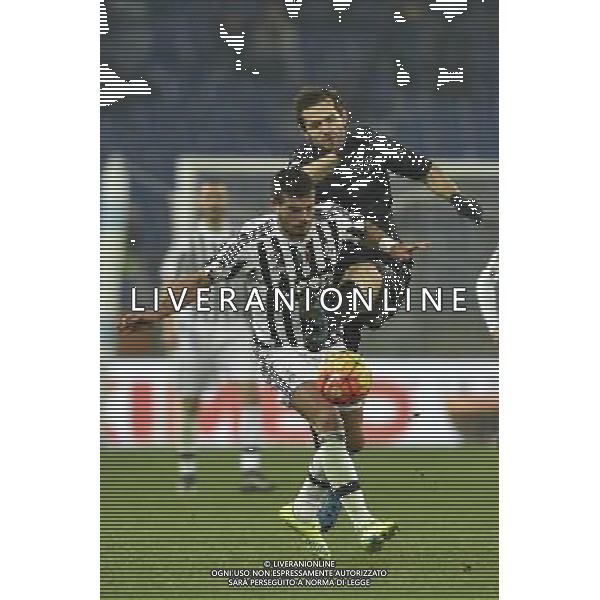 TIM CUP 2015-2016 Quarti di finale - Roma - 20.01.2016 - Stadio Olimpico - SS Lazio vs Juventus - nella foto: Stefano Sturaro e Senad Lulic / Ph.Corradetti - AG. Aldo Liverani Sas / AGENZIA ALDO LIVERANI SAS