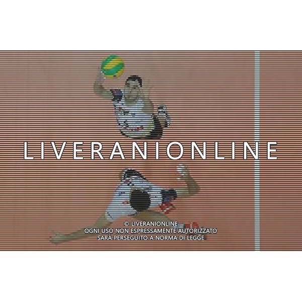Gdynia, Gdynia Arena 21.01.2016 PLUSLIGA PLPS SIATKOWKA LIGA MISTRZOW CEV MEZCZYZN LOTOS TREFL GDANSK MECZ Lotos Trefl Gdansk vs DHL Modena CEV VOLLEYBALL CHAMPIONS LEAGUE GAME Lotos Trefl Gdansk vs DHL Modena NZ marco falaschi , wojciech grzyb , FOT. WOJCIECH FIGURSKI / 058sport.pl / NEWSPIX.PL --- Newspix.pl / AGENZIA ALDO LIVERANI SAS - ITALY ONLY EDITORIAL USE ONLY