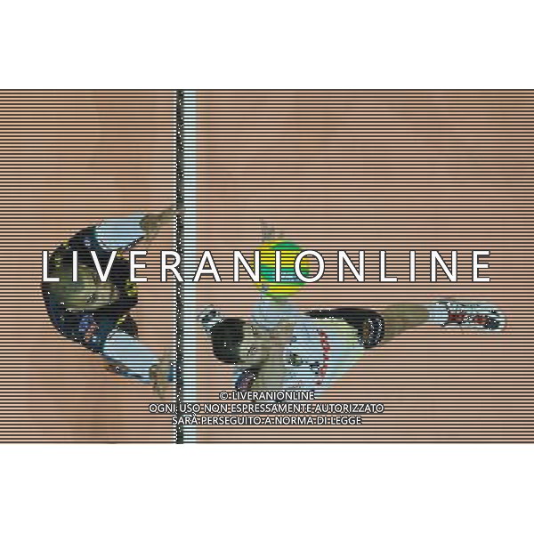 Gdynia, Gdynia Arena 21.01.2016 PLUSLIGA PLPS SIATKOWKA LIGA MISTRZOW CEV MEZCZYZN LOTOS TREFL GDANSK MECZ Lotos Trefl Gdansk vs DHL Modena CEV VOLLEYBALL CHAMPIONS LEAGUE GAME Lotos Trefl Gdansk vs DHL Modena NZ earvin ngapeth , marco falaschi , FOT. WOJCIECH FIGURSKI / 058sport.pl / NEWSPIX.PL --- Newspix.pl / AGENZIA ALDO LIVERANI SAS - ITALY ONLY EDITORIAL USE ONLY
