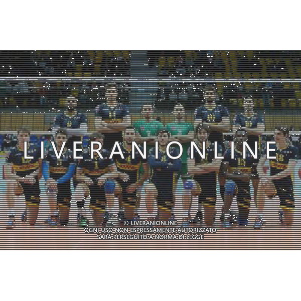 Gdynia, Gdynia Arena 21.01.2016 PLUSLIGA PLPS SIATKOWKA LIGA MISTRZOW CEV MEZCZYZN LOTOS TREFL GDANSK MECZ Lotos Trefl Gdansk vs DHL Modena CEV VOLLEYBALL CHAMPIONS LEAGUE GAME Lotos Trefl Gdansk vs DHL Modena NZ team druzyna , DHL Modena formazione squadra FOT. WOJCIECH FIGURSKI / 058sport.pl / NEWSPIX.PL --- Newspix.pl / AGENZIA ALDO LIVERANI SAS - ITALY ONLY EDITORIAL USE ONLY