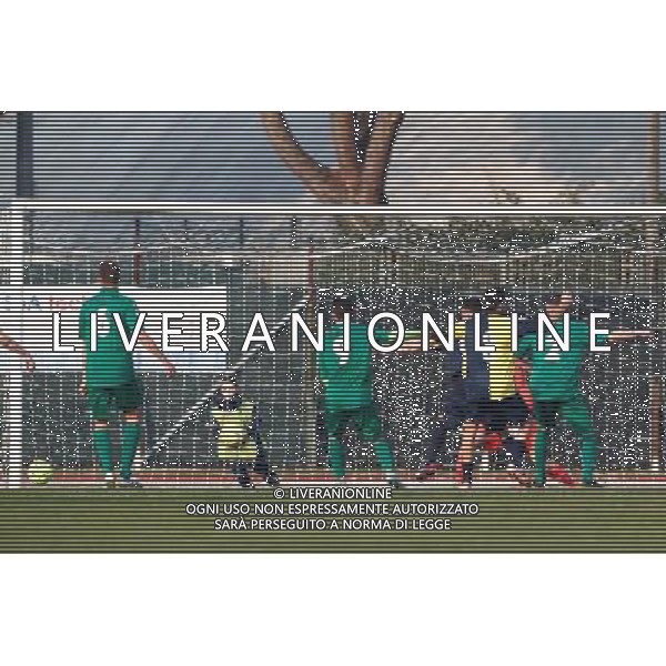 Campionato Lega Pro, Girone B, 19Âª giornata, SANTARCANGELO vs CARRARESE del 23/01/2016, nella foto:IL GOAL DEL SANTARCANGELO, Â©CLAUDIO ZAMAGNI/AGENZIA ALDO LIVERANI S.A.S./ AGENZIA ALDO LIVERANI SAS