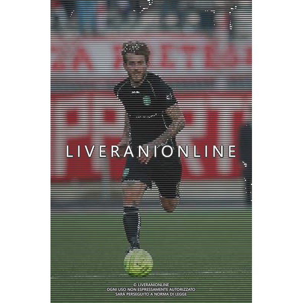 Campionato Lega Pro, Girone B, 18» giornata, RIMINI vs TUTTOCUOIO del 17/01/2016, nella foto: IL VICE CAPITANO, COLOMBINI FRANCESCO, ©CLAUDIO ZAMAGNI/AGENZIA ALDO LIVERANI S.A.S.