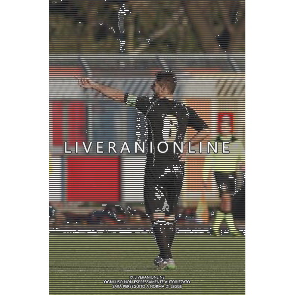 Campionato Lega Pro, Girone B, 18» giornata, RIMINI vs TUTTOCUOIO del 17/01/2016, nella foto: IL CAPITANO FALIVENA ROBERTO, PUNTA IL DITO, ©CLAUDIO ZAMAGNI/AGENZIA ALDO LIVERANI S.A.S.