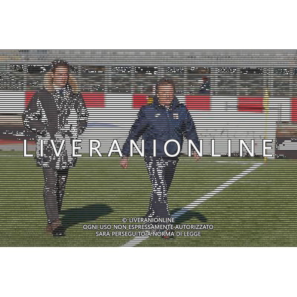 Campionato Lega Pro, Girone B, 18» giornata, RIMINI vs TUTTOCUOIO del 17/01/2016, nella foto: L\'ALLENATORE, LEONARDO ACORI E IL DIRETTORE GENERALE ANGELO PALMAS, ©CLAUDIO ZAMAGNI/AGENZIA ALDO LIVERANI S.A.S.