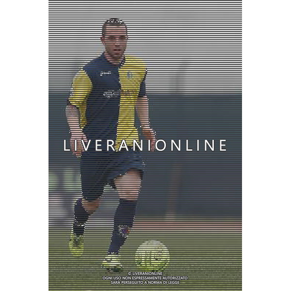 Campionato Lega Pro, Girone B, 19» giornata, SANTARCANGELO vs CARRARESE del 23/01/2016, nella foto: TOMMASO ARRIGONI, SANATARCANGELO, IN AZIONE, ©CLAUDIO ZAMAGNI/AGENZIA ALDO LIVERANI S.A.S.