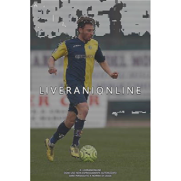 Campionato Lega Pro, Girone B, 19» giornata, SANTARCANGELO vs CARRARESE del 23/01/2016, nella foto: VALENTINI MICHELE, SANTARCANGELO, IN AZIONE, ©CLAUDIO ZAMAGNI/AGENZIA ALDO LIVERANI S.A.S.