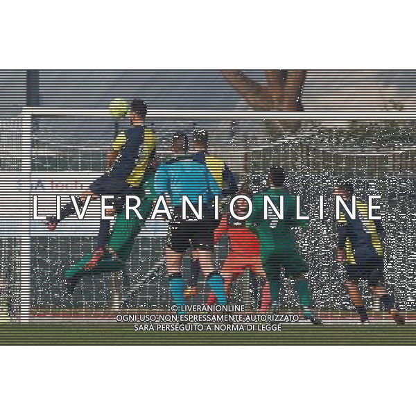 Campionato Lega Pro, Girone B, 19» giornata, SANTARCANGELO vs CARRARESE del 23/01/2016, nella foto: GUIDONE, DI TESTA, NELL\'AREA DELLA CARRARESE, ©CLAUDIO ZAMAGNI/AGENZIA ALDO LIVERANI S.A.S.