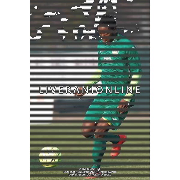 Campionato Lega Pro, Girone B, 19» giornata, SANTARCANGELO vs CARRARESE del 23/01/2016, nella foto: EMANUEL GYASI, CARRARESE, IN AZIONE, ©CLAUDIO ZAMAGNI/AGENZIA ALDO LIVERANI S.A.S.