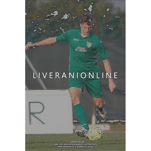 Campionato Lega Pro, Girone B, 19» giornata, SANTARCANGELO vs CARRARESE del 23/01/2016, nella foto: LEONARDO MASSONE, CARRARESE, CARICA IL TIRO, ©CLAUDIO ZAMAGNI/AGENZIA ALDO LIVERANI S.A.S.
