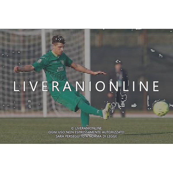 Campionato Lega Pro, Girone B, 19» giornata, SANTARCANGELO vs CARRARESE del 23/01/2016, nella foto: MATTEO BATTISITNI, CARRARESE, CALCIA LA PALLA, ©CLAUDIO ZAMAGNI/AGENZIA ALDO LIVERANI S.A.S.