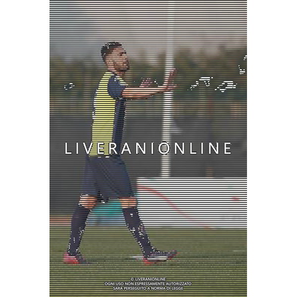 Campionato Lega Pro, Girone B, 19» giornata, SANTARCANGELO vs CARRARESE del 23/01/2016, nella foto: MARCO GUIDONE, SANTARCANGELO, CON LE BRACCIA APERTE, ©CLAUDIO ZAMAGNI/AGENZIA ALDO LIVERANI S.A.S.