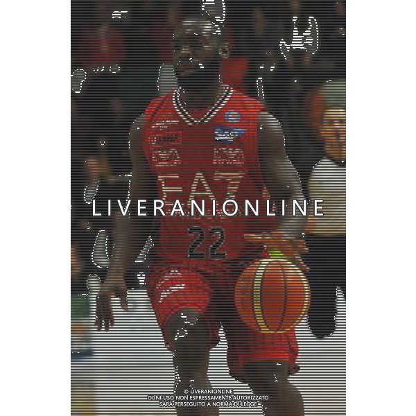 CAMPIONATO DI BASKET SERIE A, OPENJOBMETIS VARESE VS EA7 EMPORIO ARMANI, VARESE, 24-01-2016, NELLA FOTO: JENKINS CHARLES / AGENZIA ALDO LIVERANI SAS 