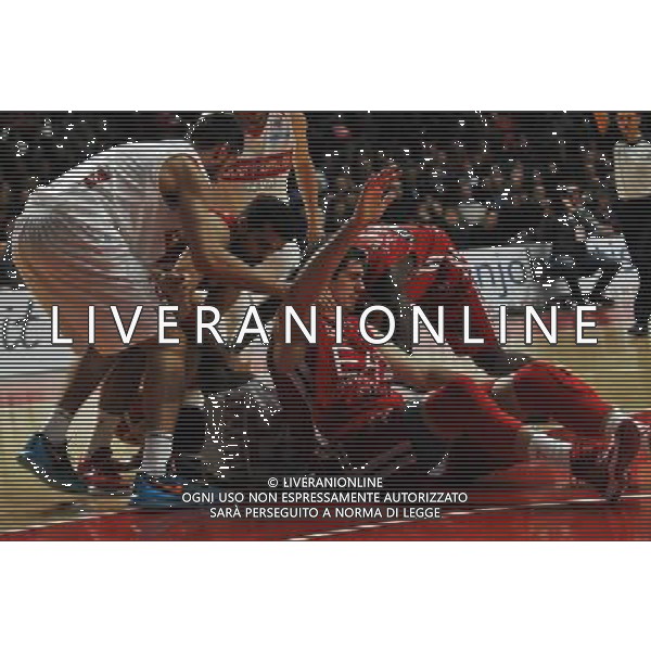 CAMPIONATO DI BASKET SERIE A, OPENJOBMETIS VARESE VS EA7 EMPORIO ARMANI, VARESE, 24-01-2016, NELLA FOTO: MISCHIA / AGENZIA ALDO LIVERANI SAS 