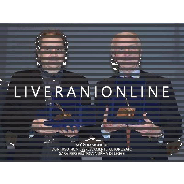 Premio Gianni Brera Milano - 25.01.2016 Nella Foto:Giovanni Trapattoni e Bruno Longhi /Ph.Vitez-Ag. Aldo Liverani